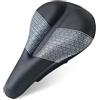EcoLivzen Per Bianchi - Cuscino per sella bici compatibile con Via Nirone 7 Alu Carbon, coprisella in gel memory foam con cinghie antiscivolo (Linea Style B)