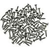 KAISH 100 viti per battipenna per chitarra e basso, diametro 6 mm, in acciaio inox, con testa a croce per ST/TL/Import chitarre, nichel
