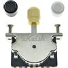 KAISH Interruttore a leva per pickup a 3 vie, resistente, per chitarra Stratocaster Tele, con 3 punte in plastica