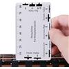 Generico String Action Gauge, Guitar Ruler - Mintedi di altezza della stringa leggera | Strumento di misurazione, strumento di riparazione di Luthier, accessori per basso, forniture di configurazione per uomin