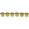 KAISH Premium Brass Vintage Size Guitar Tuner Boccole 1/4 Vintage Tuning Keys Tuning Machines Puntali per vintage ST/TL/LP chitarre Ottone 6.2mm (ID)* 8.3mm (O.D.) Ottone originale