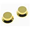 Kaish 2PCS Gold metal Bell manopole a basso cilindro manopola per 5.8 mm alberi split