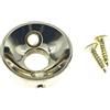 KAISH Piastra jack per chitarra elettrica in ottone dorato, con filettatura americana, per Tele/Telecaster stile FD American/MIM