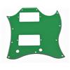 KAISH American Standard SG - Battipenna integrale per chitarra SG Special USA, 3 strati, colore: verde