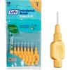 TePe Scovolino TePe, Extra Soft, Arancione, 0.45mm/ISO 1, 8pz, rimozione placca, pulizia interdentale efficace, per spazi stretti