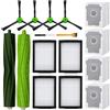 MalhSlix Parti di ricambio per iRobot Roomba E5 E6 E7 i2 i3 i3+i4 i4+ i5 i5+ i6 i6+ i7 i7+ i8 i8+/Plus i1 E i j Series Robot Aspirapolvere, 1 set di spazzole a rullo multi-superficie, 4 sacchetti per