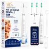 Générique Inly Zen - Kit per la pulizia dentale, rimozione delle macchie, sbiancamento dei denti, alito fresco, 5 modalità, spazzolino da denti, LED integrato, igiene orale domestica