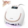 NAILGIRLS Lampada UV per unghie, lampada UV per unghie, 10/30/60/99s, timer professionale per unghie, lampada a LED, lampada UV LED, lampada per unghie in gel, per unghie in gel, per dita dei piedi