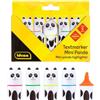 Idena Evidenziatori Mini Panda, 5 pezzi