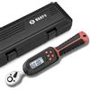 VANPO Chiave Dinamometrica Digitale da 3/8 inch, 3-60Nm Bici e Moto Chiave Dinamometrica Piccola, Precisione di Errore ±2% con Memoria Preimpostata Buzzer E Indicatore LED