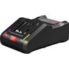 Bosch Professional 1600A019S5 Caricatore GAL 18V-160 C, Corrente di Carica 16 A, in Scatola di Cartone C, 18 V, Nero