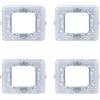 ZOREI 4 Pezzo Supporto 502 Compatibile Con Bticino Matix, Cestello Telaio Porta Frutti Per Scatola Cassetta 502