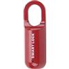 KAKAKE Lucchetto Smart Keyless per Impronte Digitali, Lucchetto per Impronte Digitali con Protezione Antifurto, Sicurezza Ricaricabile Tramite USB per Bagagli e Zaini (Rosso)