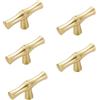 Generic 5 Pezzi Maniglie Armadio Maniglia per cassetti Moderni maniglie per mobili da Lega di zincoper con Viti per armadietti armadi Porte pensili con Viti Accessori(50mm)