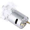 Hililand DC 3-12V Mini pompa ad ingranaggi autoadescante Strumento di pompaggio dell'acqua dell'acquario con motore RS-360SH, bianco