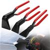 Wotrilw 3 Pezzi Pinza Piegatrice, 0° 45° 90° Piega Lamiera Manuale, per Tetti, Idraulici, Utensile Portatile per Lattonieri, Carrozzeria, Coperture, Condotti HVAC Lavorazioni Metalliche
