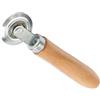 Generico Attrezzo Rullo Schermo - Ruote per Porte a Schermo con Manico in Legno - Per Riparazione Installazione Rimozione Carta Rivestita Cartone Cavo Tavola KT