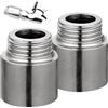 Beatific 2 Pezzi Prolunga per Rubinetto 3/4 Pollici x 30 mm, 3/4 IG x 3/4 AG, DN20 Prolunga Filettata, Prolunga in Acciaio Inox da 30 mm, Prolunga di Collegamento per Riscaldamento e Installazione Acqua