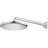 Grohe Tempesta soffione con braccio da parete, 25 cm, 1 getto cromato