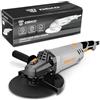 DEKOPRO Smerigliatrice Angolare: 230mm 2200W Smerigliatrice Angolare Elettrica con Cavo, Velocità 6500 RPM, per Tagliare, Lucidare e Smerigliare, con Manici Lunghi