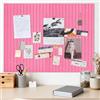 EYERIYO Bacheca Grande Autoadesiva 90x120 cm, Bacheca Autoadesiva in Sughero, Bacheca Decorativa in Feltro, Fototela Pieghevole, Memoboard Vision Board