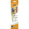 BIC Matic Fun - Portamine HB 0,7 mm, colori assortiti, confezione da 3