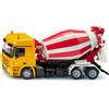 Siku 3539, Autobetoniera Mercedes-Benz con Sovrastruttura Liebherr, 1:50, Metallo/Plastica, Giallo/Rosso, Giocattolo da Cantiere, Tamburo Rotante