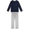 Sanetta Pigiama da Bambina Blu Scuro | Comodo Pigiama da Bambina Lungo | Dimensioni Pigiama, Blu, 140
