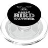 Bird Binoculars Emblem Early Watcher Win Early Bird Watcher Wings Binoculars Emblem PopSockets PopGrip per MagSafe
