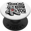 JB's Humor Shop Thinking About You Bambola Voodoo Divertente PopSockets PopGrip Adesivo
