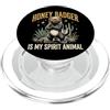 Animale Totem Tasso Del Miele Honey Badger Is My Spirit Animal PopSockets PopGrip per MagSafe