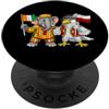 Cote D'Ivoire Poland Ivory Coast Roots Bandiera Polonia Costa d'Avorio Radici polacco-avoriane PopSockets PopGrip Adesivo