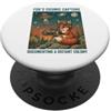 Lakelandwholesale1 Shirt Company Fox Space Explorer Cosmic UFO Colonia Aliena PopSockets PopGrip Adesivo