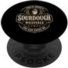 Vintage Sourdough Bread Makers Graphics Panettiere a lievitazione naturale Whisperer a lievit PopSockets PopGrip Adesivo