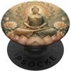 Buddha Designs by Kajiro Buddha astratto fiore di loto buddismo ispiratore buddista PopSockets PopGrip Adesivo