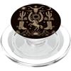 Retro Cowboy Desert Western Apparel Grafica country vintage Western Revival Cowboy Redeo PopSockets PopGrip per MagSafe