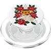 Gothic Horror Book Movie Film Genre Hall Gothic Romance Flowers Gardener Giardinaggio Libri Tea PopSockets PopGrip per MagSafe