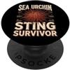 Riccio Di Mare Oceano Subacqueo Snorkele Sea Urchin Sting Survivor PopSockets PopGrip Adesivo