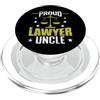 lawyer uncle attorney pride legal humor Orgoglioso avvocato zio legale aquila orgoglio PopSockets PopGrip per MagSafe