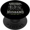 Emotional Support Husband Please Do Not Bootleg Meme Supporto emotivo Marito non animale domestico divertente PopSockets PopGrip Adesivo