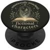 Fictional Character Emotional Reading Bo Fantasy Book Lover Emozionalmente Attaccato Reader Mood PopSockets PopGrip Adesivo
