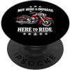 This Ain't My First Bike Long-Time Matur Vecchia Scuola Biker Veterano Rider Esperto Moto Vita PopSockets PopGrip Adesivo