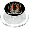 Funny Halloween Party Costumes Gatto lettore di libri horror gotico PopSockets PopGrip per MagSafe