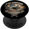 F111 Aardvark Supersonic Strike Jet Avia Jet d'attacco supersonico ad ala oscillante F111 Aardvark PopSockets PopGrip Adesivo
