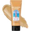 Domality Makeup Waterproof per Gambe e Corpo - Copertura per Tatuaggi & Correttore per Tatuaggi - Fondotinta Corpo a Lunga Tenuta per Gambe dall'Aspetto Impeccabile - Finitura Leggermente Abbronzata - Media