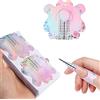 Aubeifou 120 Pezzi Farfalla Cartine Allungamento Unghie, Cartine per Unghie Gel Ricostruzione, Extension Model Cartine, Extension Model for UV Gel Nail, Nail Art Accessori