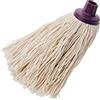 Mery | Mocio in Cotone | Mocio Assorbente | Testa Extra-Large | Attacco Universale a Filetto | Resistente | Naturale | Misure: 22 cm