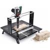 Generic Taglierina elettrica 220 V 3000 W, utensile leggero con catena di ricambio e trasmissione continua variabile per schiuma, mattoni aerati e taglio del legno