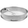 Toddmomy Setaccio Rotondo in Acciaio Inox per Compost e Ghiaia con Manico Ergonomico e Design Leggero per Giardinaggio e Piantagione Dimensioni 31,5x31,5x6,5cm