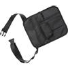 Serenophile Grembiule da cameriera, tasca porta attrezzi in vita, organizer a 5 tasche con gancio per chiavi, cintura regolabile in nylon per camerieri, infermieri, giardinieri, nero